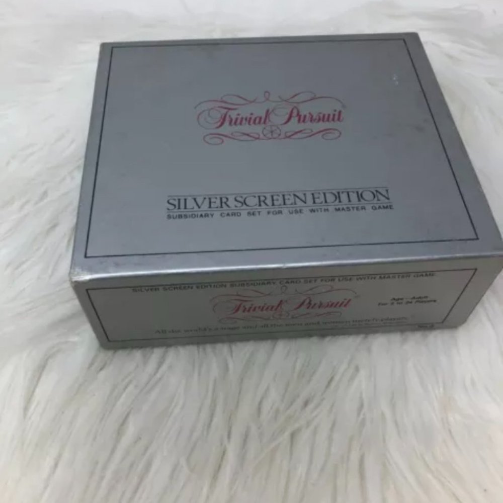 Trivial Pursuit Silver Screen Edition Subsidiary Card Set Board Game